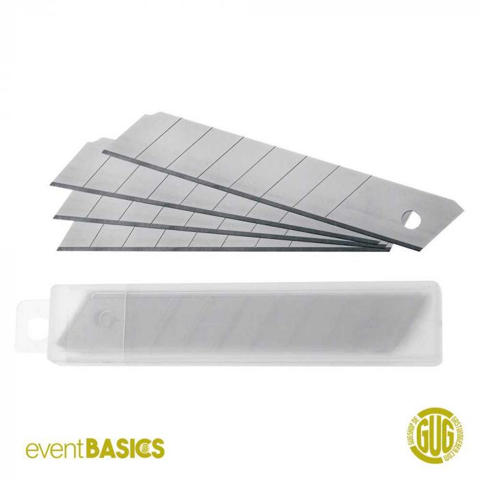 Cutter-Messer Ersatzklingen 18mm Trapezklinge eventBASICS